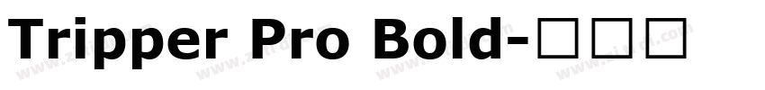 Tripper Pro Bold字体转换
